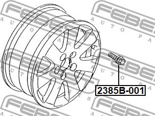 Febest 2385B-001 - Brezon ( pržonjera) www.molydon.hr