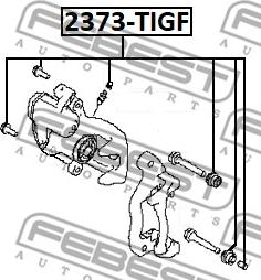 Febest 2373-TIGF - Manžeta, vodilica kočionih čeljusti www.molydon.hr