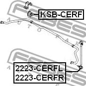 Febest 2223-CERFR - Šipka/spona, stabilizator www.molydon.hr