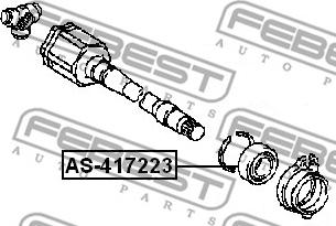 Febest AS-417223 - Ležaj, Pogonska osovina www.molydon.hr