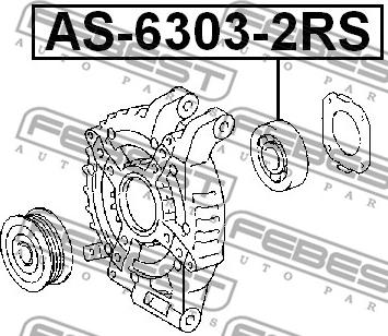 Febest AS-6303-2RS - Ležaj www.molydon.hr