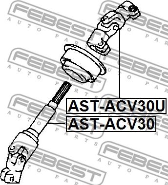 Febest AST-ACV30 - SKK-TY-004 www.molydon.hr