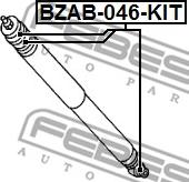 Febest BZAB-046-KIT - Garnitura za montažu, amortizer www.molydon.hr