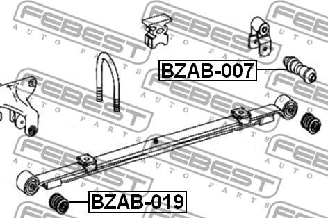 Febest BZAB-019 - Čahura Ležaja, gibanj www.molydon.hr