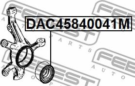Febest DAC45840041M - Ležaj kotača www.molydon.hr