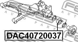 Febest DAC40720037 - Ležaj kotača www.molydon.hr