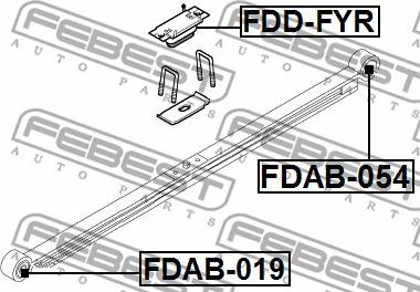 Febest FDAB-019 - Čahura Ležaja, gibanj www.molydon.hr