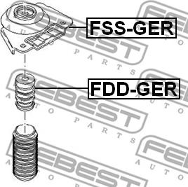 Febest FDD-GER - Gumeni granicnik, Ovjes www.molydon.hr