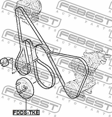 Febest FDDS-TKE - Remenica, radilica www.molydon.hr