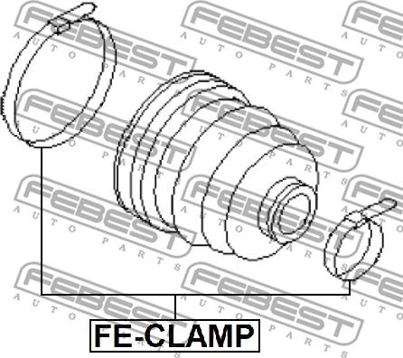 Febest FE-CLAMP - Stezna obujmica www.molydon.hr