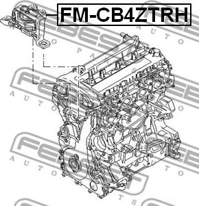 Febest FM-CB4ZTRH - Nosač motora www.molydon.hr