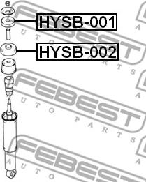 Febest HYSB-002 - Odstojna Cijev, amortizer www.molydon.hr