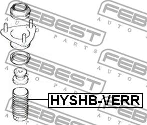 Febest HYSHB-VERR - Zaštitni poklopac/Manžeta, amortizer www.molydon.hr