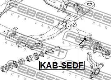 Febest KAB-SEDF - Selen / Prigušni blok, Ovjes kotača www.molydon.hr