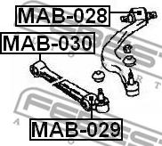 Febest MAB-028 - Selen / Prigušni blok, Ovjes kotača www.molydon.hr