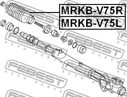 Febest MRKB-V75R - Manžeta, upravljanje www.molydon.hr