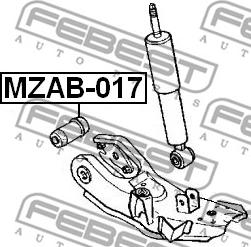 Febest MZAB-017 - Selen / Prigušni blok, Ovjes kotača www.molydon.hr