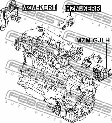 Febest MZM-KERR - Nosač motora www.molydon.hr