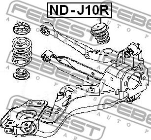 Febest ND-J10R - Gumeni granicnik, Ovjes www.molydon.hr