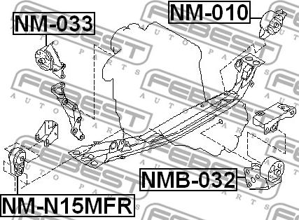 Febest NM-010 - Nosač motora www.molydon.hr