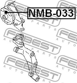 FEBEST NMB-033 - Nosač motora www.molydon.hr