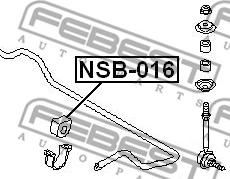 Febest NSB-016 - Čahura Ležaja, stabilizator www.molydon.hr