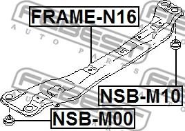 Febest NSB-M00 - Ležište | Držač | Uležištenje, tijelo osovine www.molydon.hr