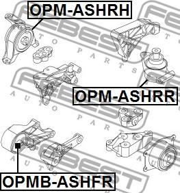 Febest OPM-ASHRH - Nosač motora www.molydon.hr