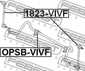 Febest OPSB-VIVF - Čahura Ležaja, stabilizator www.molydon.hr