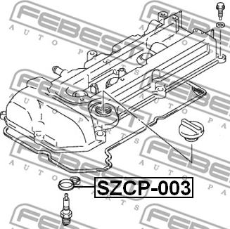 Febest SZCP-003 - Brtva, poklopac glave cilindra www.molydon.hr