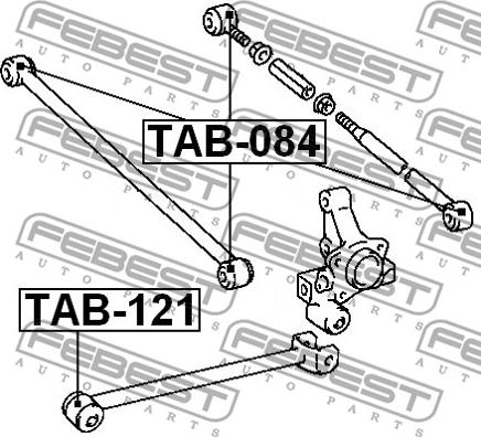 Febest TAB-084 - Selen / Prigušni blok, Ovjes kotača www.molydon.hr