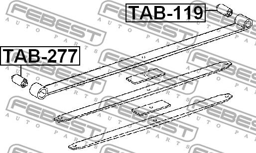 Febest TAB-119 - Čahura Ležaja, gibanj www.molydon.hr