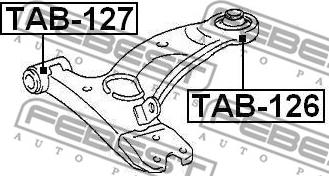 Febest TAB-126 - Selen / Prigušni blok, Ovjes kotača www.molydon.hr