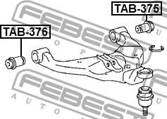 Febest TAB-376 - Selen / Prigušni blok, Ovjes kotača www.molydon.hr