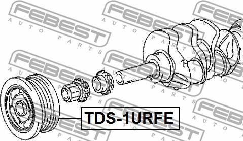 Febest TDS-1URFE - Remenica, radilica www.molydon.hr