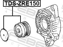 Febest TDS-ZRE150 - Remenica, alternator www.molydon.hr