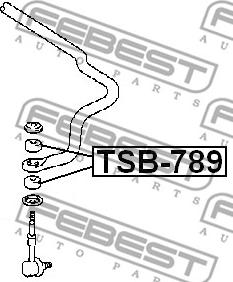 Febest TSB-789 - Nosač amortizera www.molydon.hr