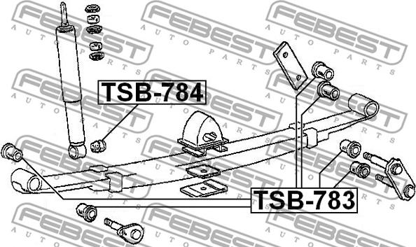 Febest TSB-784 - Odstojna Cijev, amortizer www.molydon.hr