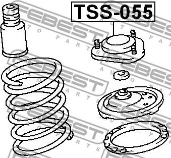 Febest TSS-055 - Nosač amortizera www.molydon.hr