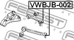 Febest VWBJB-002 - Set za popravak, gornja/donja kugla www.molydon.hr