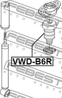 Febest VWD-B6R - Gumeni granicnik, Ovjes www.molydon.hr