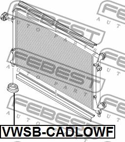 Febest VWSB-CADLOWF - Ležište | Držač | Uležištenje, hladnjak www.molydon.hr