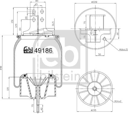 Febi Bilstein 49186 - Meh, pneumatski Ovjes www.molydon.hr