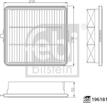 Febi Bilstein 196181 - Filter za zrak www.molydon.hr