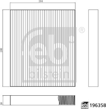 Febi Bilstein 196358 - Filter kabine www.molydon.hr