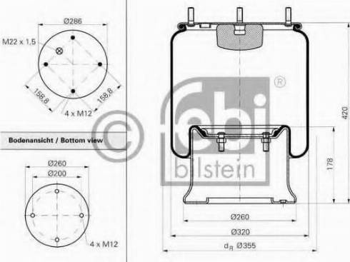 Febi Bilstein 15043 - Meh, pneumatski Ovjes www.molydon.hr