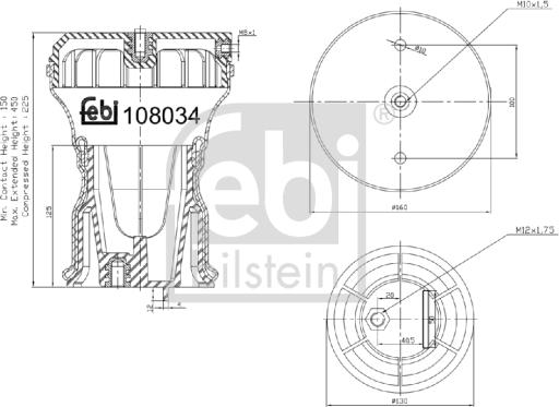 Febi Bilstein 108034 - Meh, pneumatski Ovjes www.molydon.hr