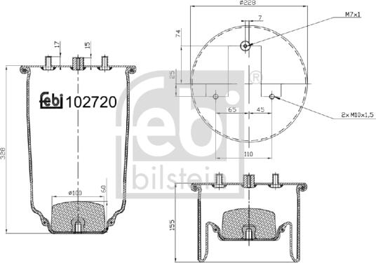 Febi Bilstein 102720 - Meh, pneumatski Ovjes www.molydon.hr