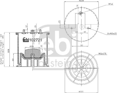 Febi Bilstein 102721 - Meh, pneumatski Ovjes www.molydon.hr