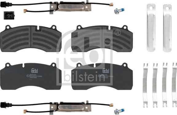 Febi Bilstein 116232 - Komplet Pločica, disk-kočnica www.molydon.hr